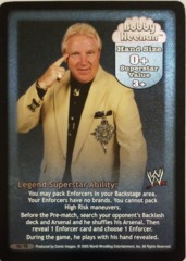 Bobby Heenan face card